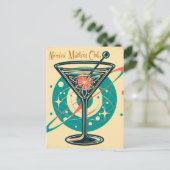 Atomic Martini Club Postkarte (Stehend Vorderseite)