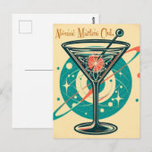 Atomic Martini Club Postkarte (Vorne/Hinten)