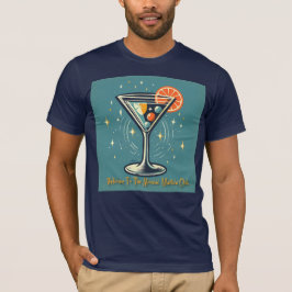 Atomic Martini Club Retro Futuristic Cocktail T-Shirt