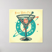 Atomic Martini Club Space Age Leinwanddruck (Vorderseite)
