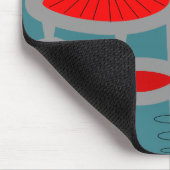 Atomic Mid Century Inspiriert Abstrakt Mousepad (Ecke)