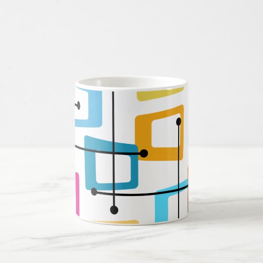 Atomic Mid Century Modern Kaffeetasse (Mittel)