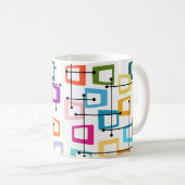 Atomic Mid Century Modern Kaffeetasse (VorderseiteRechts)