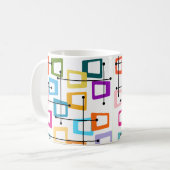 Atomic Mid Century Modern Kaffeetasse (Vorderseite Links)