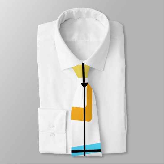 Atomic Mid Century Modern Krawatte (Gebunden)