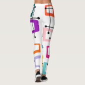 Atomic Mid Century Modern Leggings (Rückseite)