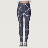 Atomic Midnight Blue Leggings (Vorderseite)
