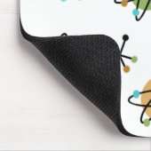 Atomic Mouse Pad Mitte des Jahrhunderts Mousepad (Ecke)