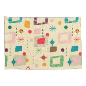 Atomic-Muster der 50er Jahre Kissenbezug (Rückseite-Rechts)