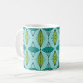 Atomic Ogee und Sternenexplosionen Tasse (Vorderseite Links)