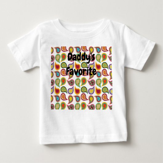 Atomic Paisleys Baby T-shirt (Vorderseite)