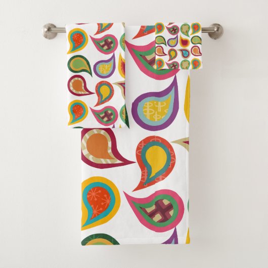 Atomic Paisleys Badhandtuch Set (Insitu)
