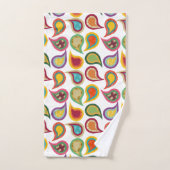 Atomic Paisleys Badhandtuch Set (Handtuch)