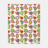 Atomic Paisleys Fleecedecke (Vorderseite)