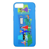 Atomic Palm Springs Cocktail Party iPhone Case (Rückseite)