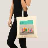 Atomic Palm Springs Stewardeparty Tote Bag Tragetasche (Vorderseite (Produkt))