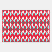 Atomic Patterns aus der Mitte des Jahrhunderts auf Geschenkpapier Set (Vorderseite)