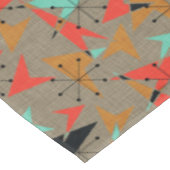 Atomic Patterns, Fifties Style Tablecloth, 52"x70" Tischdecke (Schrägansicht)