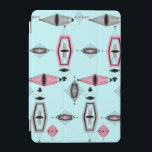 Atomic Pink & Gray Muster iPad Mini Cover<br><div class="desc">Dieses Retro Atomic Pink und Gray Pattern iPad Mini Cover ist so phantastisch, dass es dir Sprichwort geben wird: "Ich kann nicht glauben, dass es kein Belltuch ist!" Das Vintag inspirierte Design ist ein neuer Akzent moderner Stile aus der Mitte des Jahrhunderts. Es macht Spaß, ein Vintages Produkt zu finden,...</div>