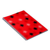 Atomic Red Sternexplosionen Pocket Notebook Notizblock (Rechte Seite)