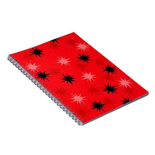 Atomic Red Sternexplosionen Pocket Notebook Notizblock (Rechte Seite)