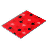 Atomic Red Sternexplosionen Pocket Notebook Notizblock (Linke Seite)