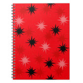 Atomic Red Sternexplosionen Pocket Notebook Notizblock (Vorderseite)