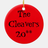 Atomic Red Sternexplosionen Weihnachtsschmuck (Hinten)