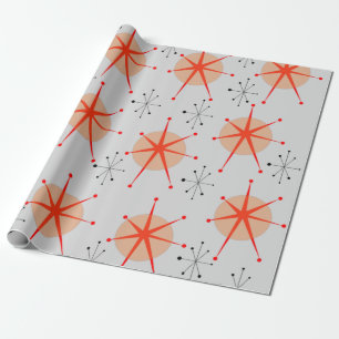 Atomic Retro  Geschenkpapier