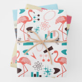 Atomic Retro Geschenkpapier Set (Beispiel)