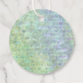 atomic sea glass : tissue paper geschenkanhänger (Rückseite)