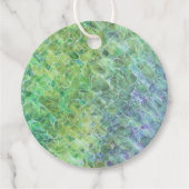 atomic sea glass : tissue paper geschenkanhänger (Vorderseite)