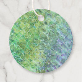 atomic sea glass : tissue paper geschenkanhänger