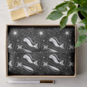 Atomic Star Cat MidCentury Modern Christmas MCM T Seidenpapier (Geschenk)