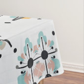 Atomic Starburst Retro Mid Century Modern Tischdecke (Beispiel)