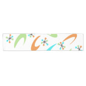 Atomic Table Runner aus der Mitte des Jahrhunderts Kurzer Tischläufer (Horizontal)