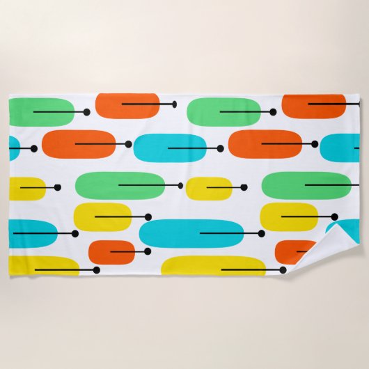 Atomic Trees Strandtuch (Vorderseite)