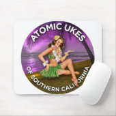 Atomic Ukes Hula Girl Mousepad (Mit Mouse)