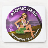Atomic Ukes Hula Girl Mousepad (Vorne)
