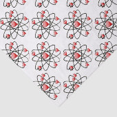 Atomic Valentine Red Hearts Seidenpapier (Ausschnitt)