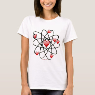 Atomic Valentine Red Hearts T-Shirt