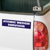 Atomic Wedgie Survivor Autoaufkleber (Auf Lkw)