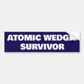 Atomic Wedgie Survivor Autoaufkleber (Vorne)