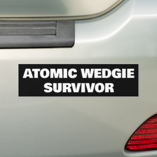 Atomic Wedgie Survivor Autoaufkleber