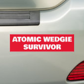 Atomic Wedgie Survivor Autoaufkleber (Auf Auto)