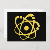Atomic Wonk Postkarte (Vorne/Hinten)