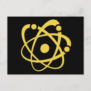 Atomic Wonk Postkarte