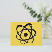 Atomic Wonk Postkarte (Stehend Vorderseite)