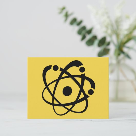Atomic Wonk Postkarte (Stehend Vorderseite)