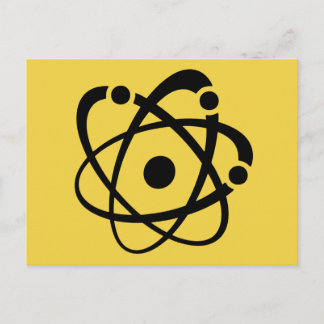 Atomic Wonk Postkarte